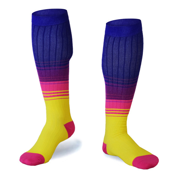 15-25mmHg Sports Compression Socks Elastic Knee High Press Socks